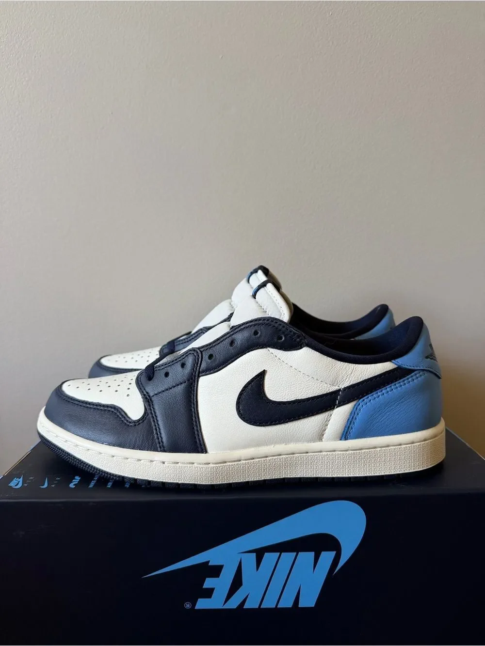 Air Jordan 1 Retro Low Obsidian University Blue CZ0790-400 Men’s Size 10.5